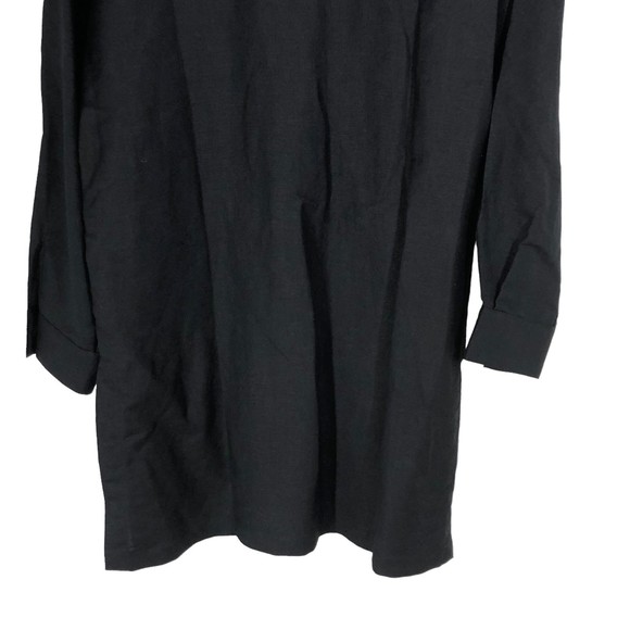 NWT Dialogue Linen Blend Shirt Tunic Dress w/Mother of Pearl Buttons, LonglineXS - Picture 7 of 9